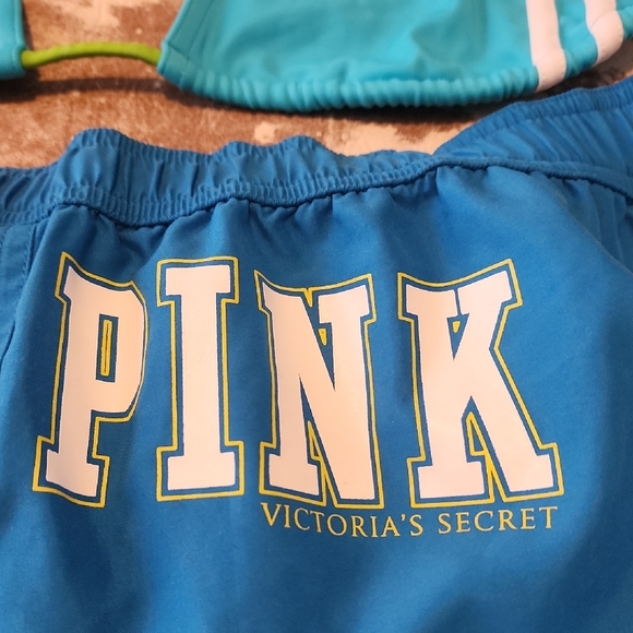 Rare Pink VS Team Pink Bundle Set. Shorts and Bikini Top. Size: M - Picture 10 of 16